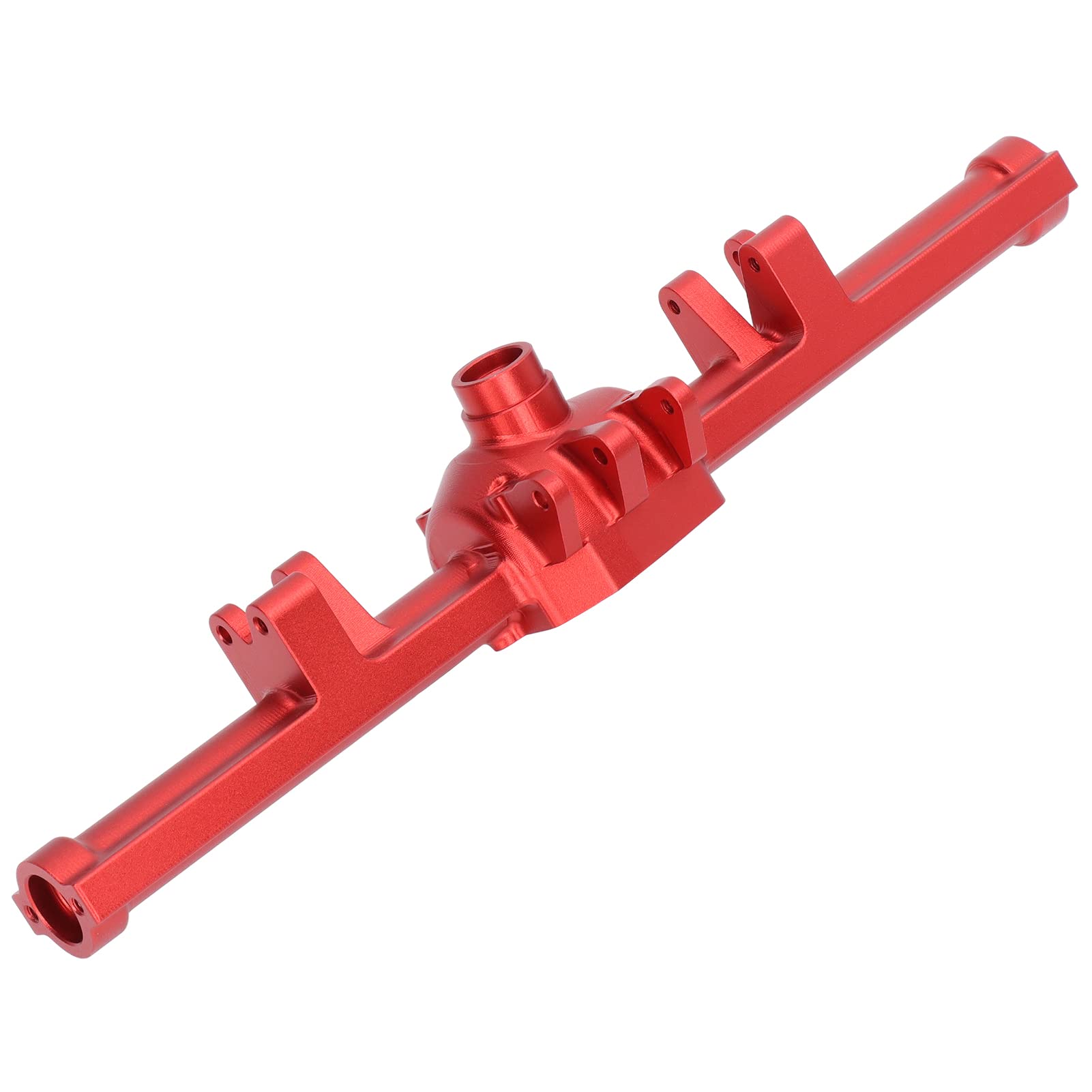 KAKAKE 1/6 Scale RC Rear Axle Housing - 11.2in Aluminum Alloy Lightweight Upgrade Axle Case for RC Cars (Red) | Durable Off-Road Replacement Part for Crawlers & Rock Racers