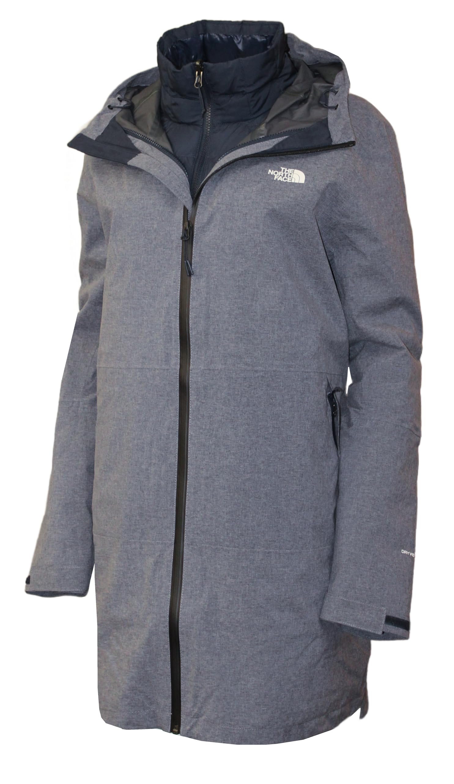 The North Face Women's ThermoBall Eco Triclimate Long Jacket - Waterproof Winter Coat for Hiking, Skiing & Outdoor Adventures