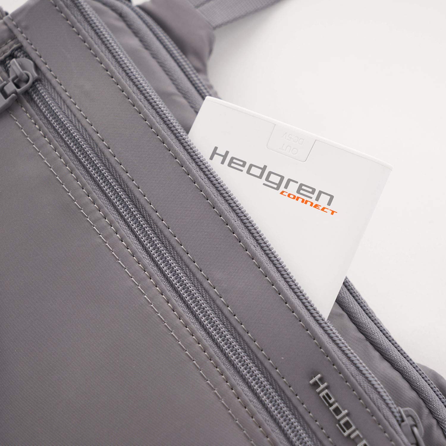 Hedgren Sally RFID Blocking Crossbody Bag in Titanium - Stylish & Secure Anti-Theft Purse for Travel, Work & Daily Use