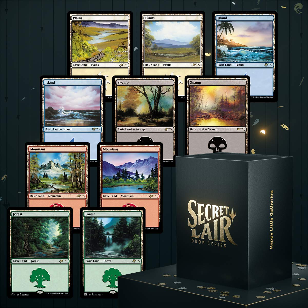 Magic: The Gathering Secret Lair: MTG Secretversary Superdrop Happy Little Gathering - Exclusive Collectible Cards for Game Nights & Tournaments