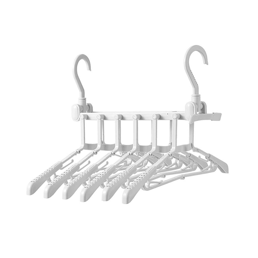 QSJY Multi-Clip Clothes Hanger - 2 Pack Foldable Laundry Drying Rack for Underwear, Socks, Bras - Space Saving Dorm & Household Organizer (34.6×39.7×33cm) - Perfect for Small Apartments, Dorms & Travel