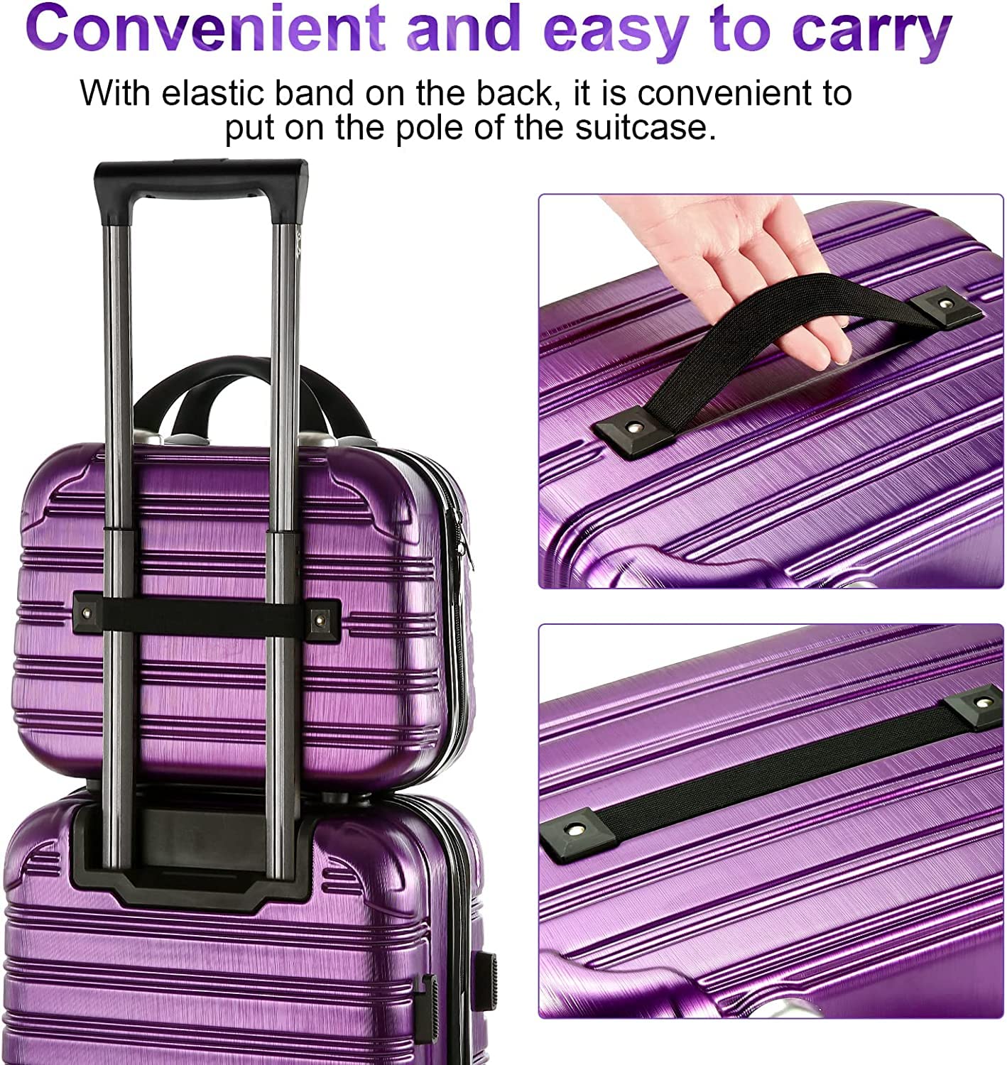 2-Piece Lightweight Hardshell Spinner Luggage Set - 14