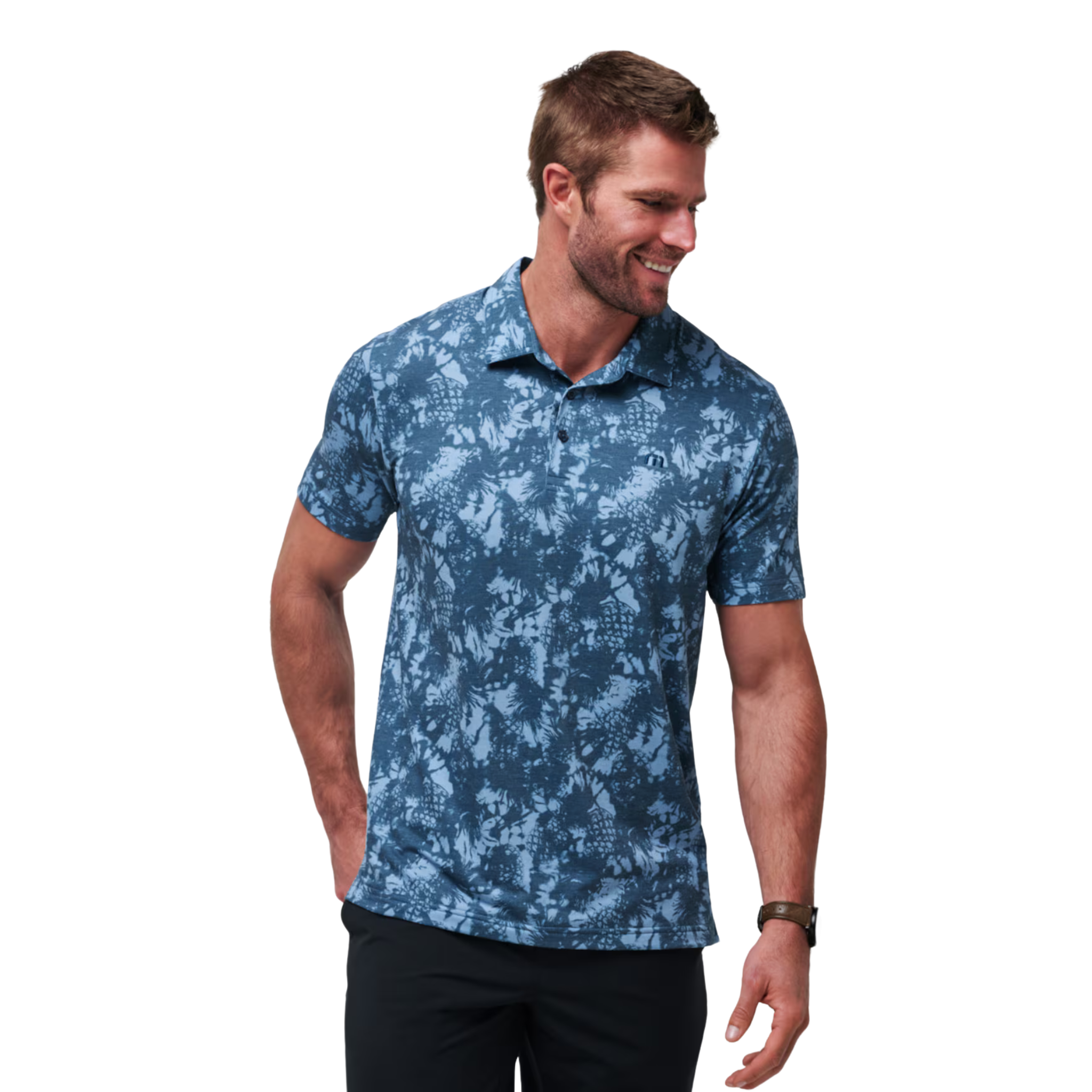TravisMathew Featherweight Please Men's Performance Polo Shirt - Lightweight & Breathable for Golf, Tennis & Casual Wear