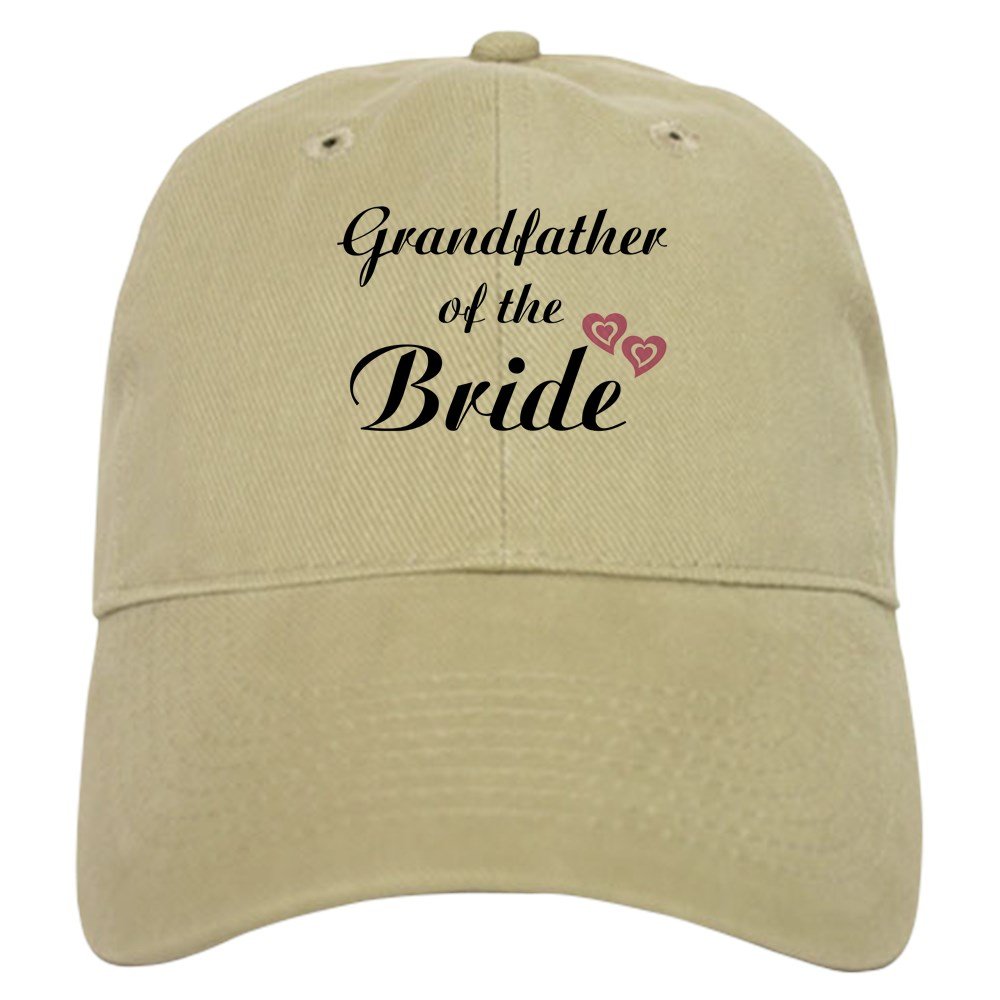 Grandfather of The Bride Baseball Cap - Adjustable Dad Hat for Wedding - Perfect for Father's Day, Gifts & Special Occasions
