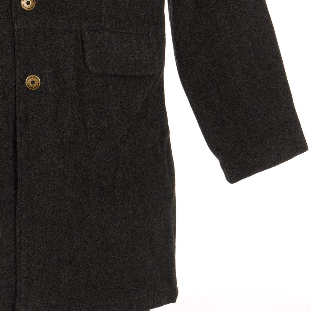 Wyoming Traders Men's Wool Frock Coat - Size Small, Charcoal Gray - Perfect for Formal Events, Weddings & Victorian Costumes