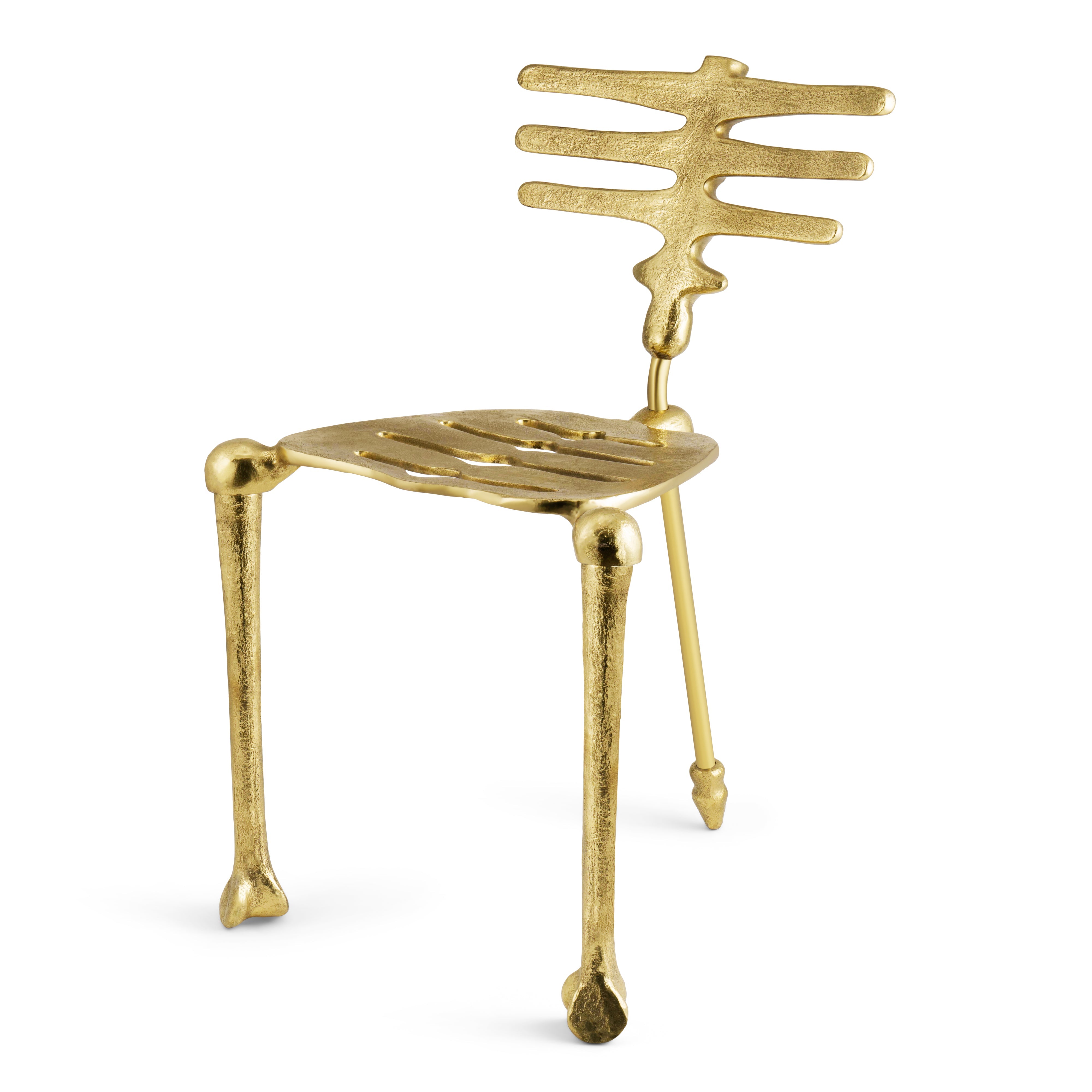 Modern Skeleton Chair - Industrial Style Metal Frame Accent Chair for Living Room, Bedroom, or Office - Perfect for Home Decor, Lounge Seating & Contemporary Interior Design