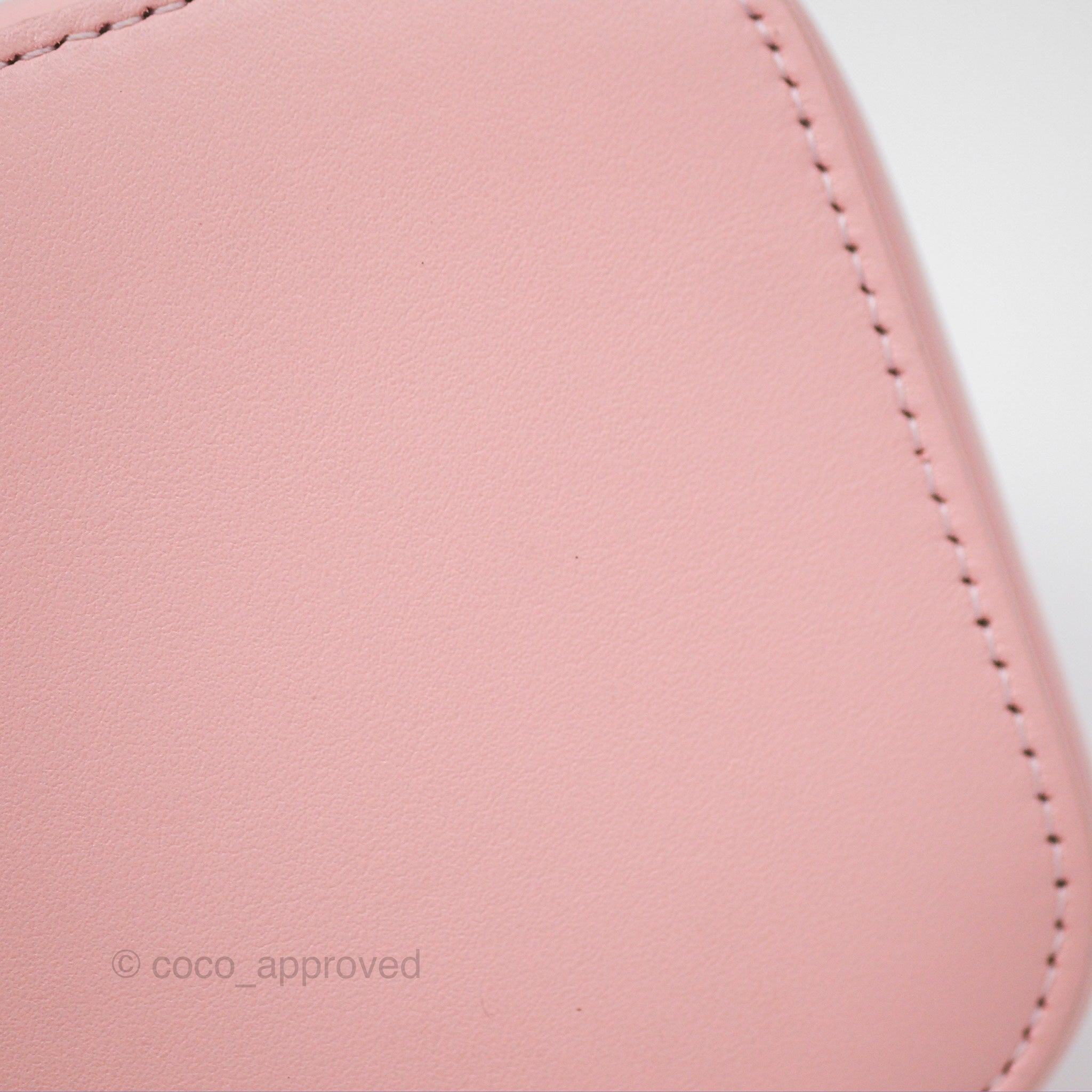 Celine Mini Vanity Case in Triomphe Smooth Calfskin Leather - Light Pink Crossbody Bag for Women | Perfect for Date Night, Travel & Everyday Use