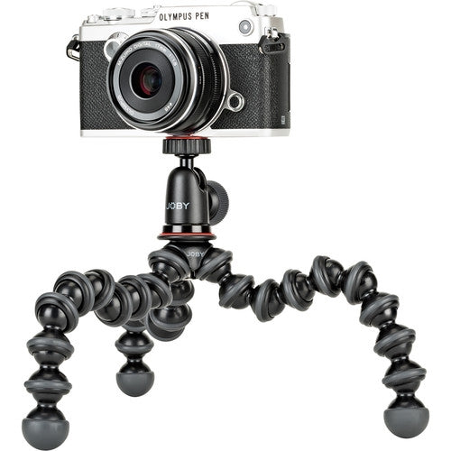JOBY GorillaPod 1K Compact Flexible Tripod with Ball Head - Lightweight Travel Tripod for Smartphones, DSLR Cameras & Action Cameras - Perfect for Vlogging, Photography & Outdoor Adventures