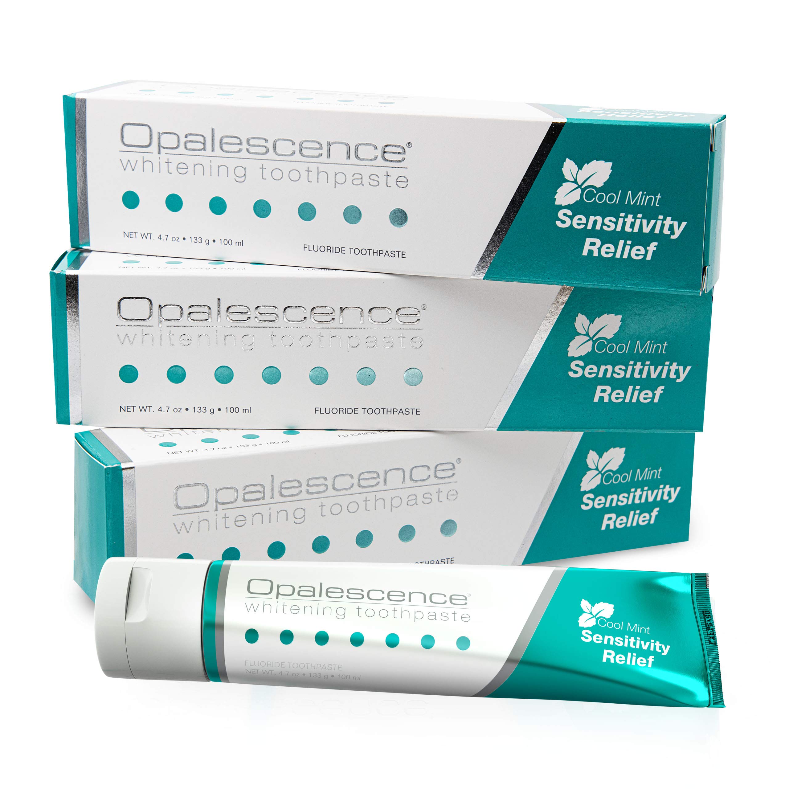 Opalescence Teeth Whitening Toothpaste for Sensitive Teeth - Mint Flavor, Gluten Free, Enamel Safe - 3 Pack for Brighter Smile at Home & Travel