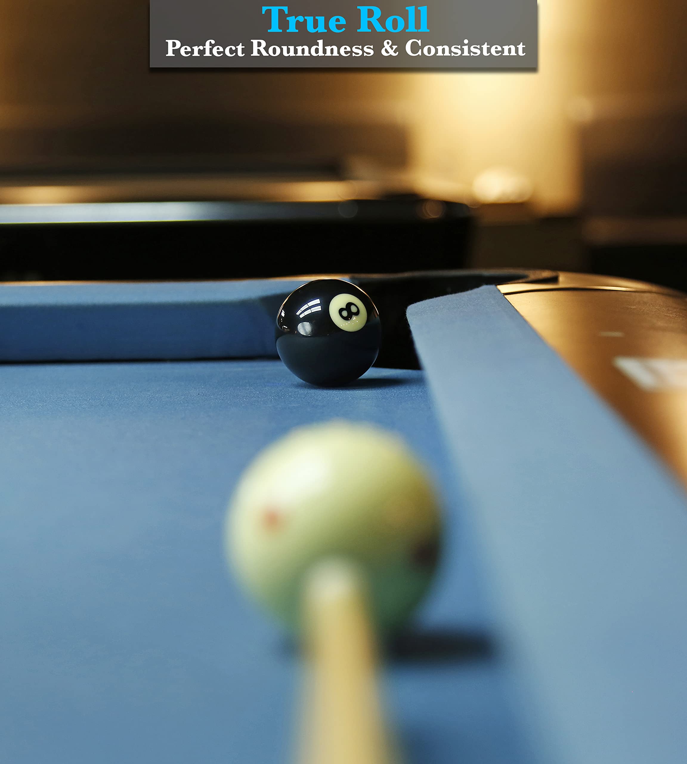 Premium Billiard Balls Set - 16 Pool Balls for Professional & Home Game Tables - Perfect for Bars, Game Rooms & Family Entertainment