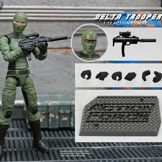 Action Force Series 3 Delta Trooper - 6-Inch Military Action Figure with Articulation & Accessories for Collectors | Battle Display & Role Play Scenes