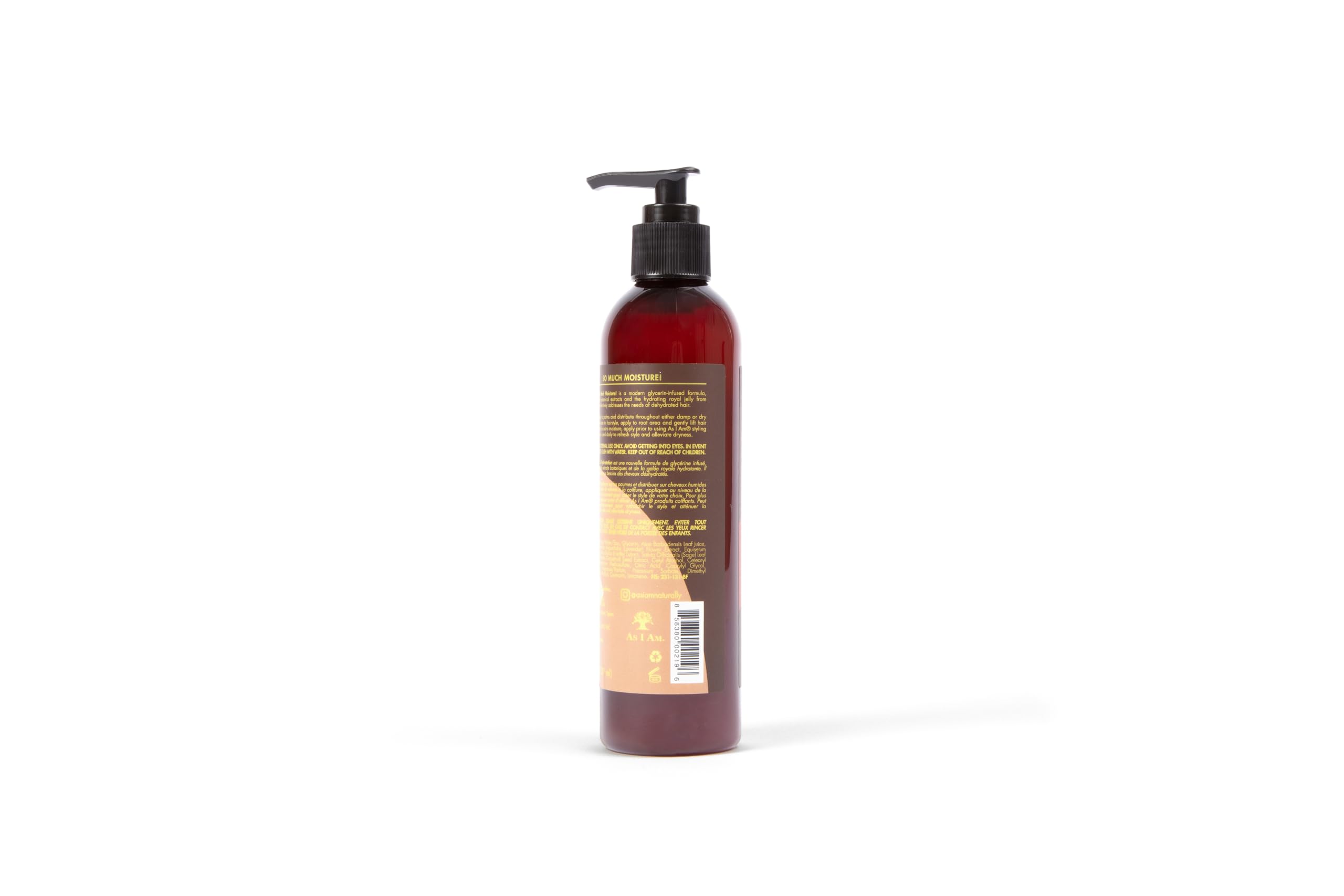 As I Am So Much Moisture Classic Lotion - 8 Fl Oz - Deep Hydration for Dry, Curly & Coily Hair - Perfect for Daily Moisturizing & Styling