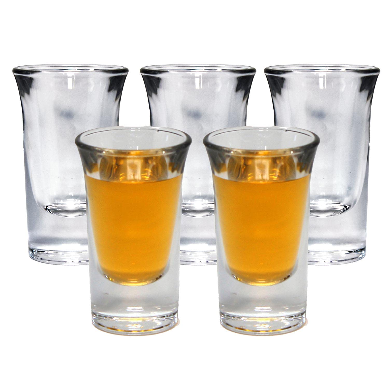 Premium 1 oz Heavy Base Shot Glasses Set - 36 Clear Whiskey & Tequila Glasses for Liqueur, Spirits, Cocktails | Perfect for Bars, Parties, Housewarming Gifts & Entertaining (30ml)