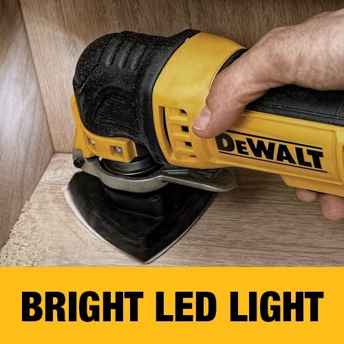 Refurbished DEWALT DWE315K Oscillating Multi Tool with Full Manufacturer Warranty - Perfect for DIY Projects, Home Renovations & Professional Construction Work