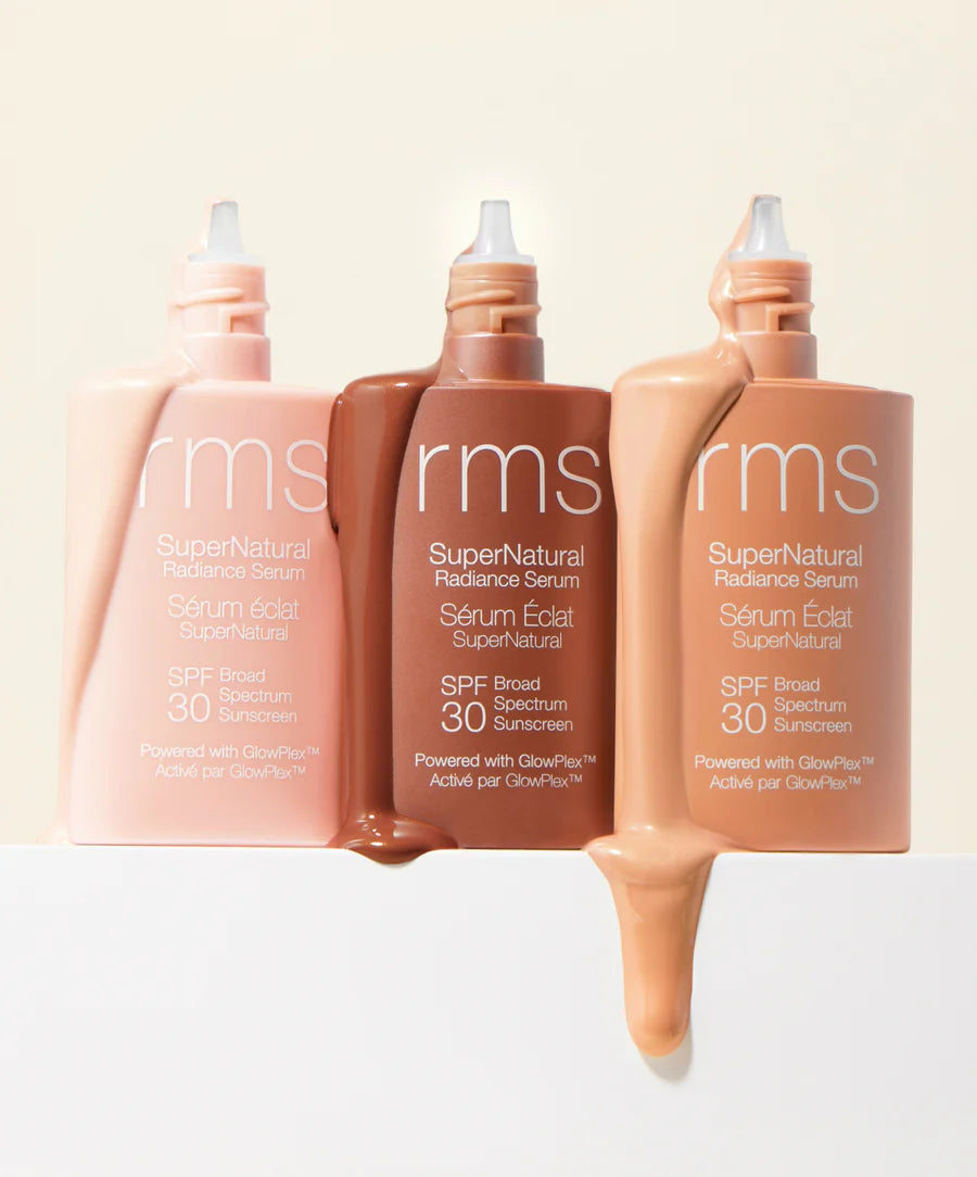 SuperNatural Radiance Serum with Broad Spectrum SPF 30 - Anti-Aging Face Moisturizer & Sun Protection for Daily Glow - Perfect for Daytime Skincare & Outdoor Activities