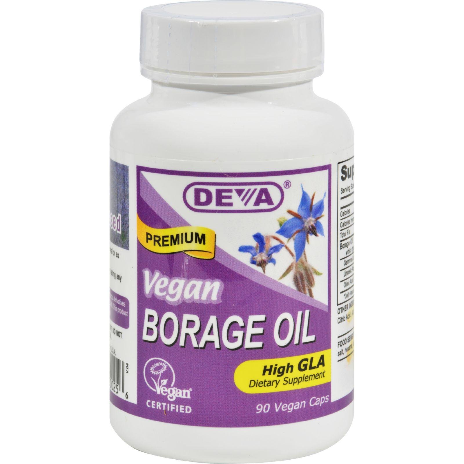 Organic Vegan Borage Oil for Skin & Hair Care - Cold Pressed, Non-GMO, Gluten-Free - Perfect for Dry Skin, Eczema & Anti-Aging Skincare Routine