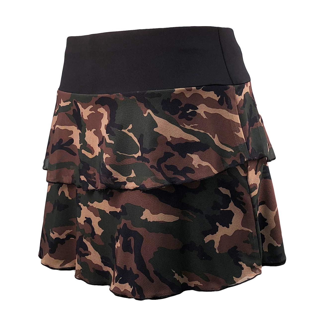 Women's Camo Print Mesh Skirt - Stylish & Comfortable for Outdoor Adventures, Hiking, and Casual Wear