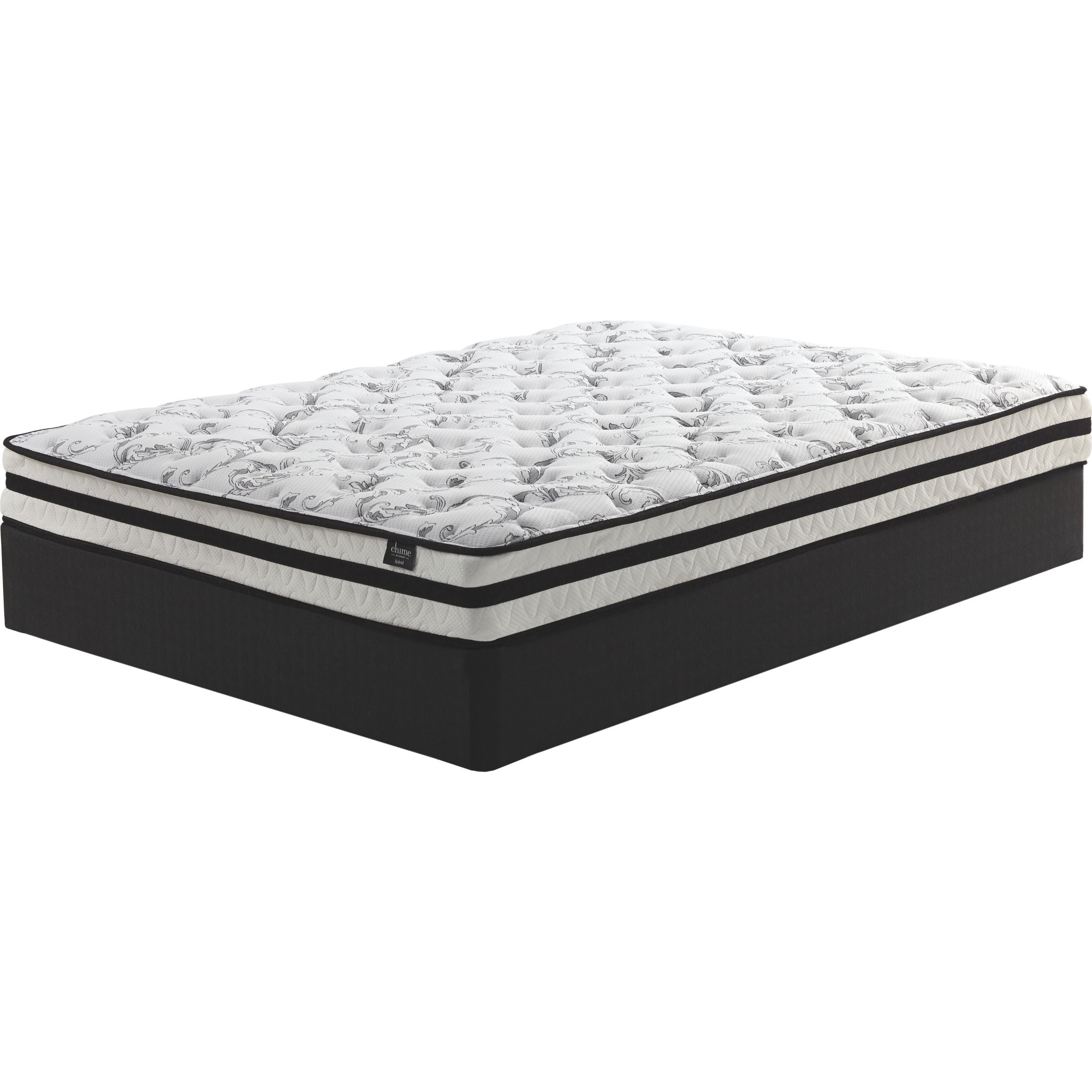 Ashley 8 Inch Full Size Chime Innerspring Mattress - Medium Firm Support for Back Sleepers & Guest Rooms, Perfect for Dorms, Apartments and Small Bedrooms