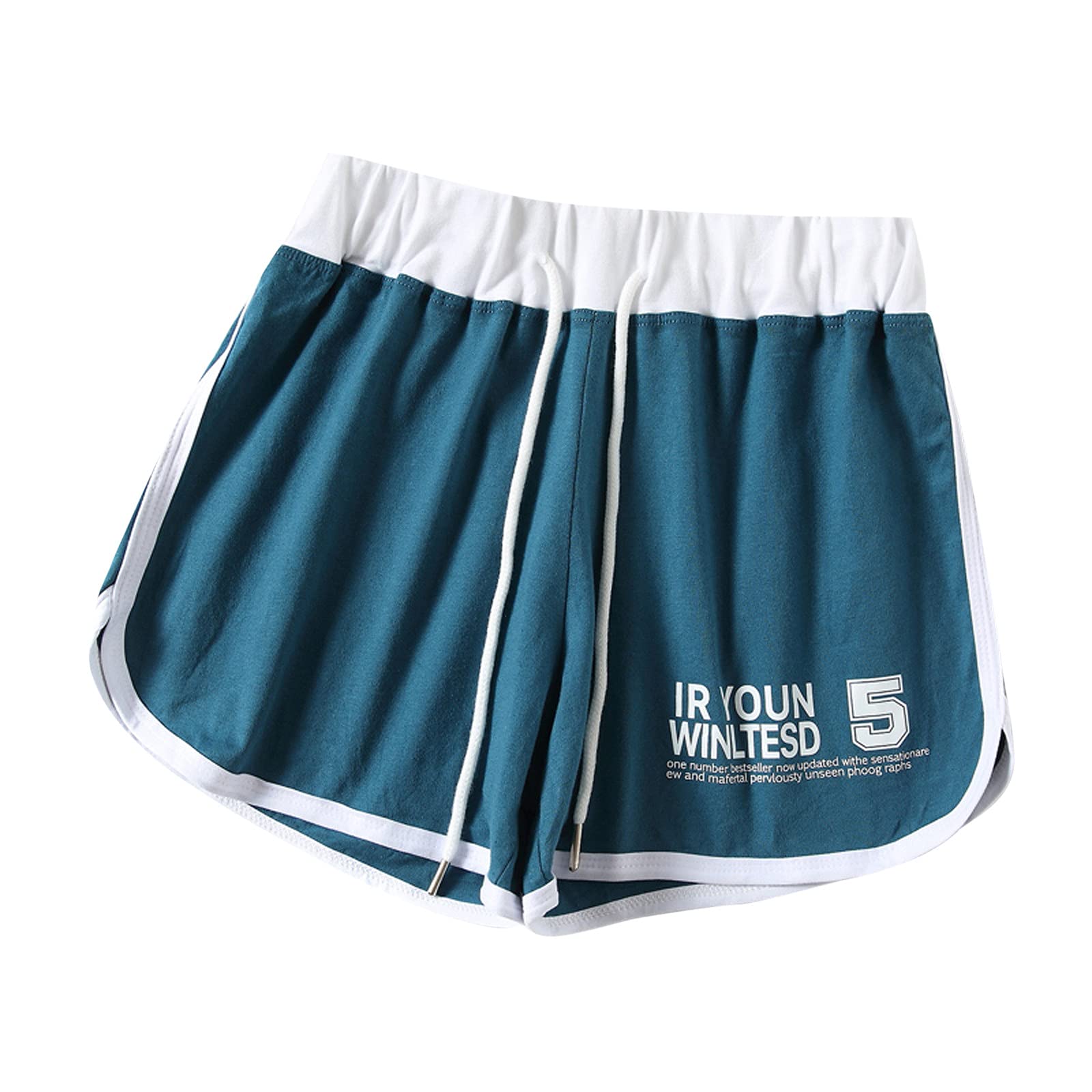 GXLONG Women's Summer Athletic Shorts - Running, Workout & Lounge Shorts with Letter Print | Comfortable & Breathable for Sports, Gym & Casual Wear