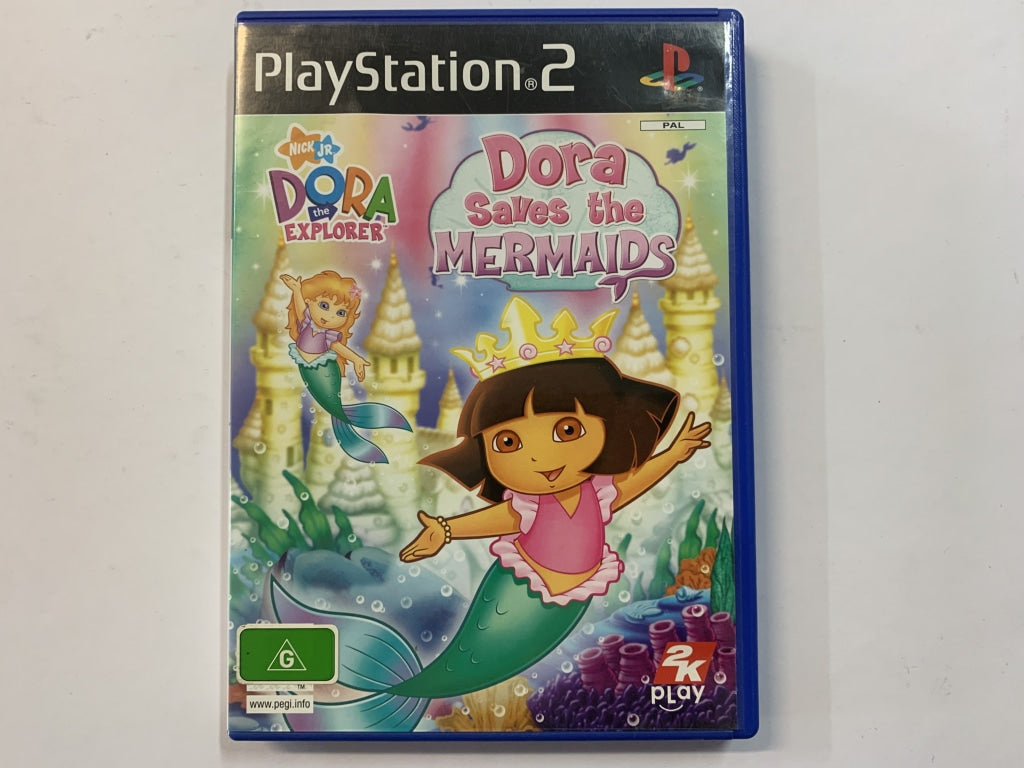 Dora Saves The Mermaids DVD in Original Case - Perfect for Kids' Movie Nights & Family Entertainment