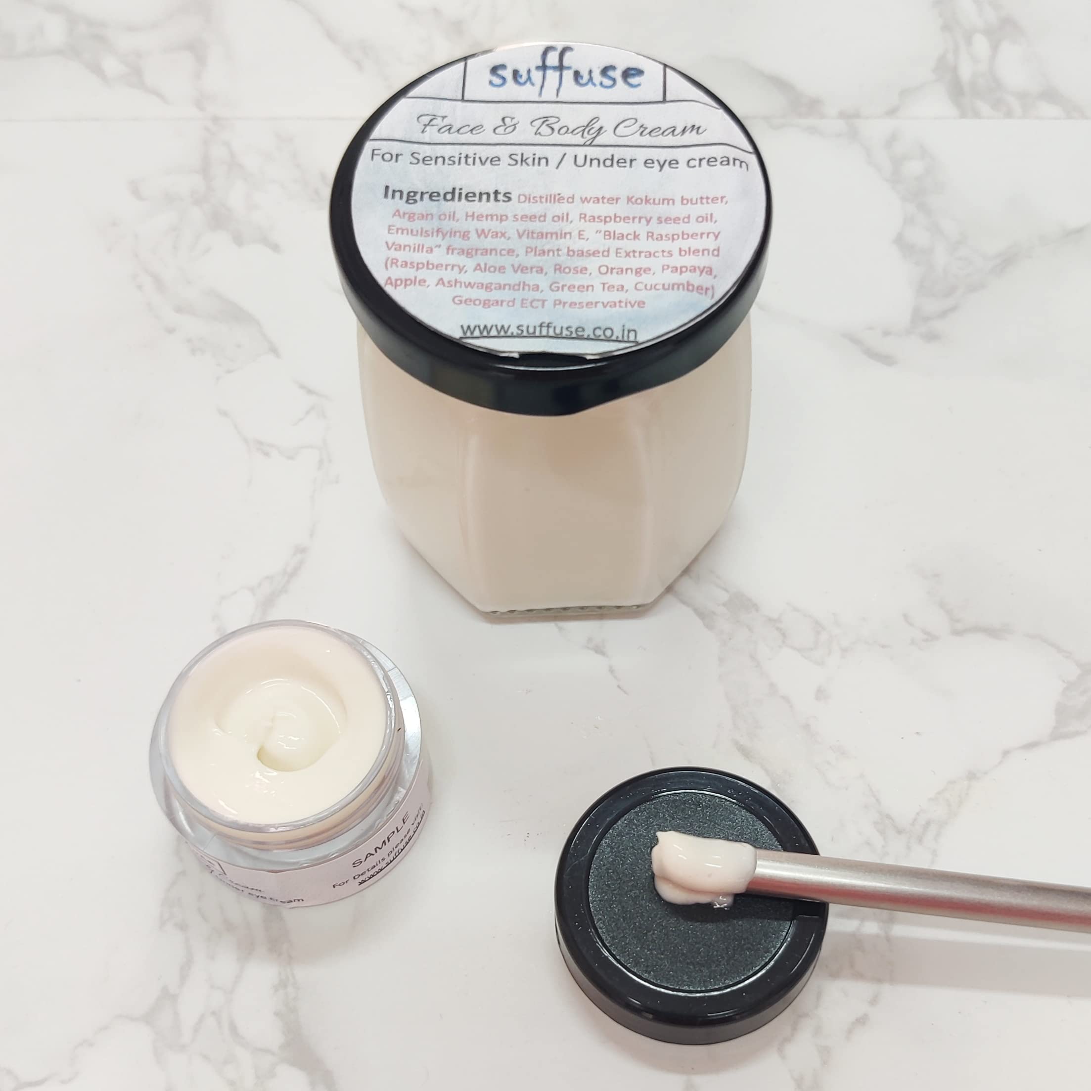 Gentle Face & Body Cream for Sensitive Skin - Soothing Under Eye Treatment - Perfect for Daily Hydration & Nighttime Repair