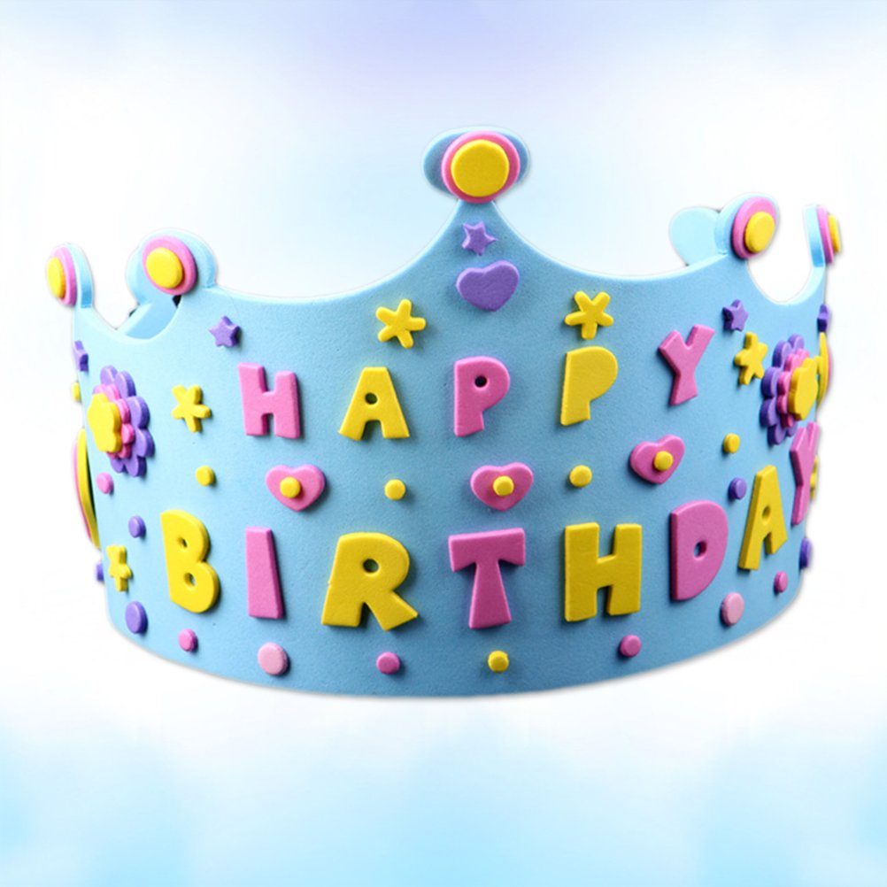 BESPORTBLE Kids Birthday Party Hats - Princess & Unicorn Themed Fancy Dress Headbands for Girls | Pearlescent Party Supplies for Birthday Celebrations, Costume Parties & Performance Makeup
