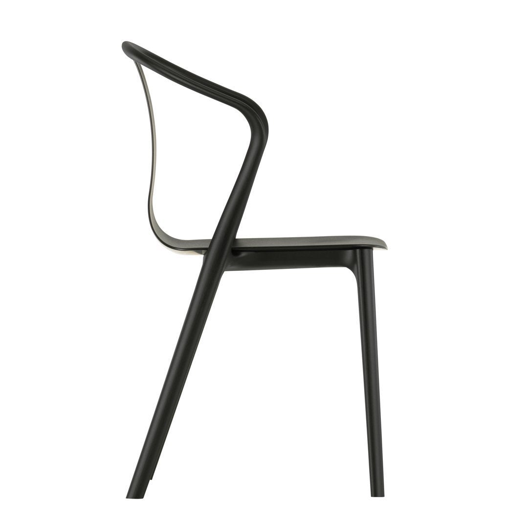 Belleville Armchair - Durable Plastic Chair for Indoor & Outdoor Use - Perfect for Patio, Garden, and Home Decor