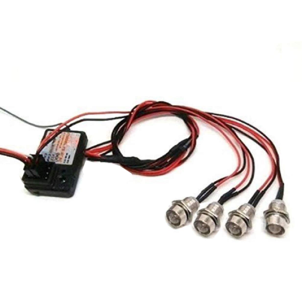 4LEDs RC Car Light Kit for Traxxas HSP Tamiya - Off-Road Crawling