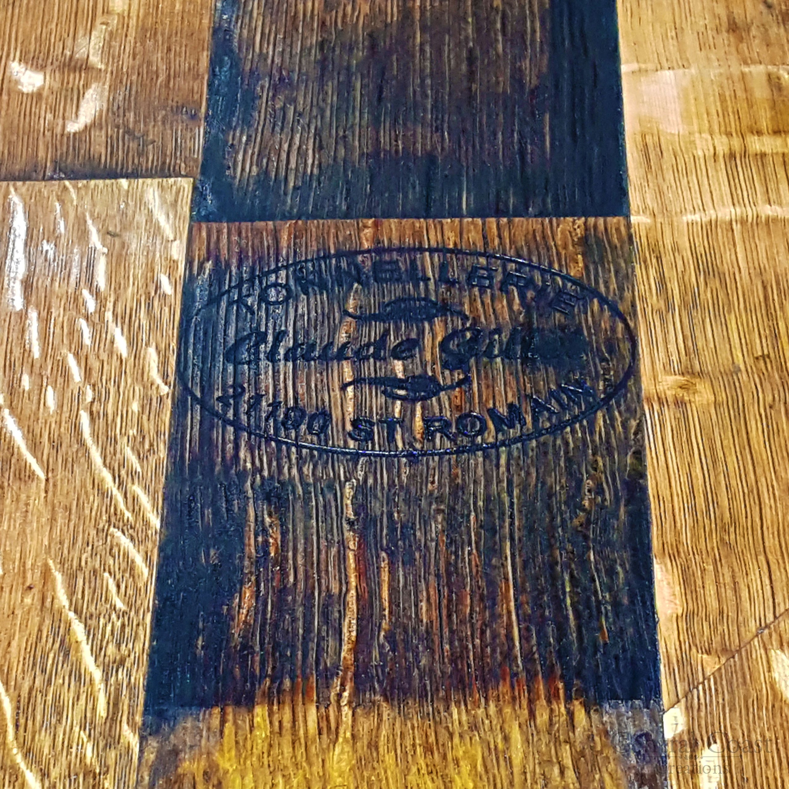 Wine Barrel Coffee Table - Handcrafted Furniture for Home Decor