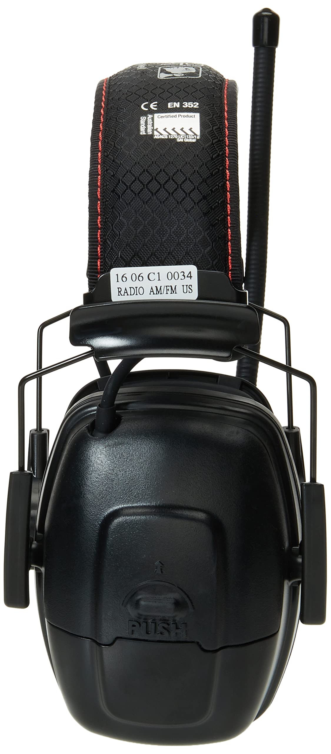 Howard Leight by Honeywell Sync Digital AM/FM Radio Earmuff (1030331) - Noise Reduction Hearing Protection with Built-in Radio, Black - Ideal for Shooting Ranges, Construction Sites & Outdoor Work