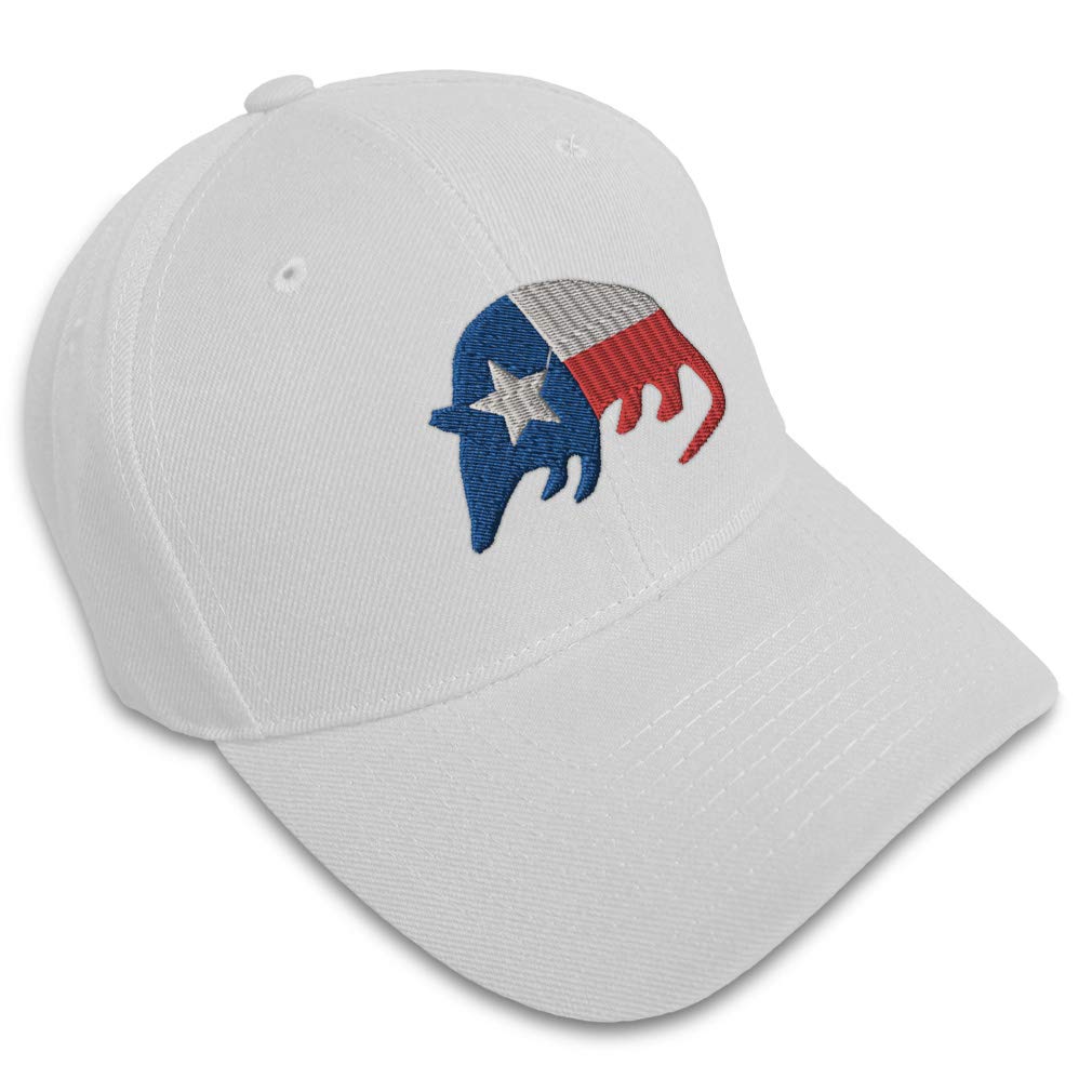 Custom Embroidered Armadillo Texas Flag Baseball Cap for Men & Women - Adjustable Dad Hat for Outdoor, Sports & Casual Wear