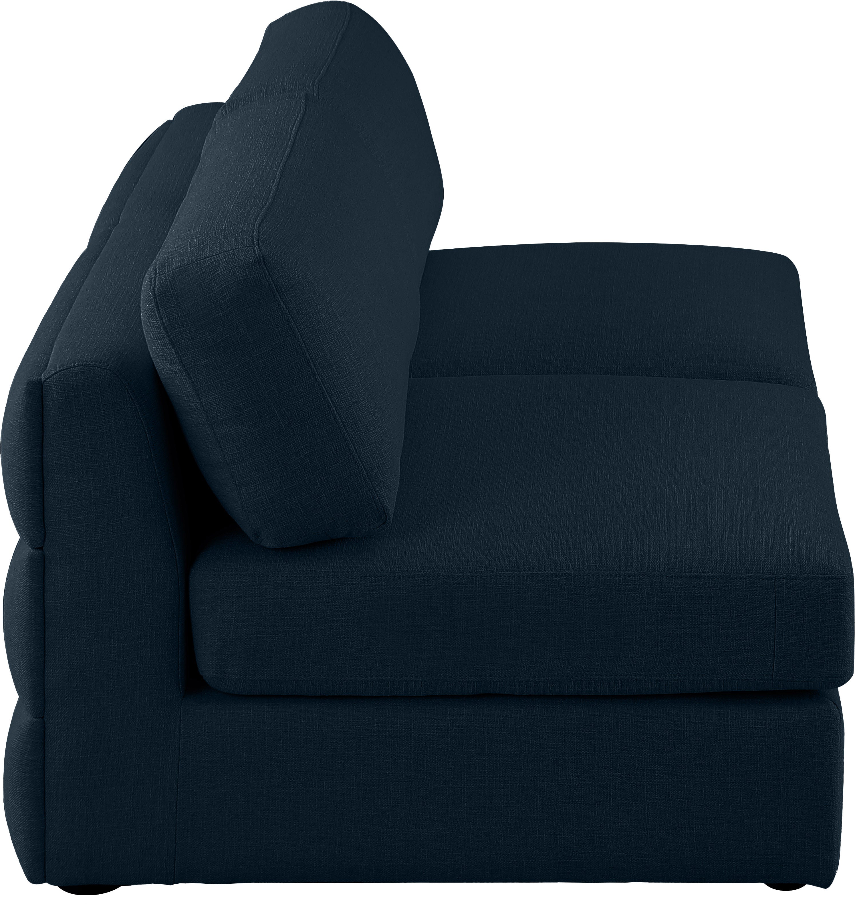 Beckham Durable Linen Textured Fabric Modular Sofa - Modern Sectional Couch for Living Room, Lounge & Home Theater (Gray)