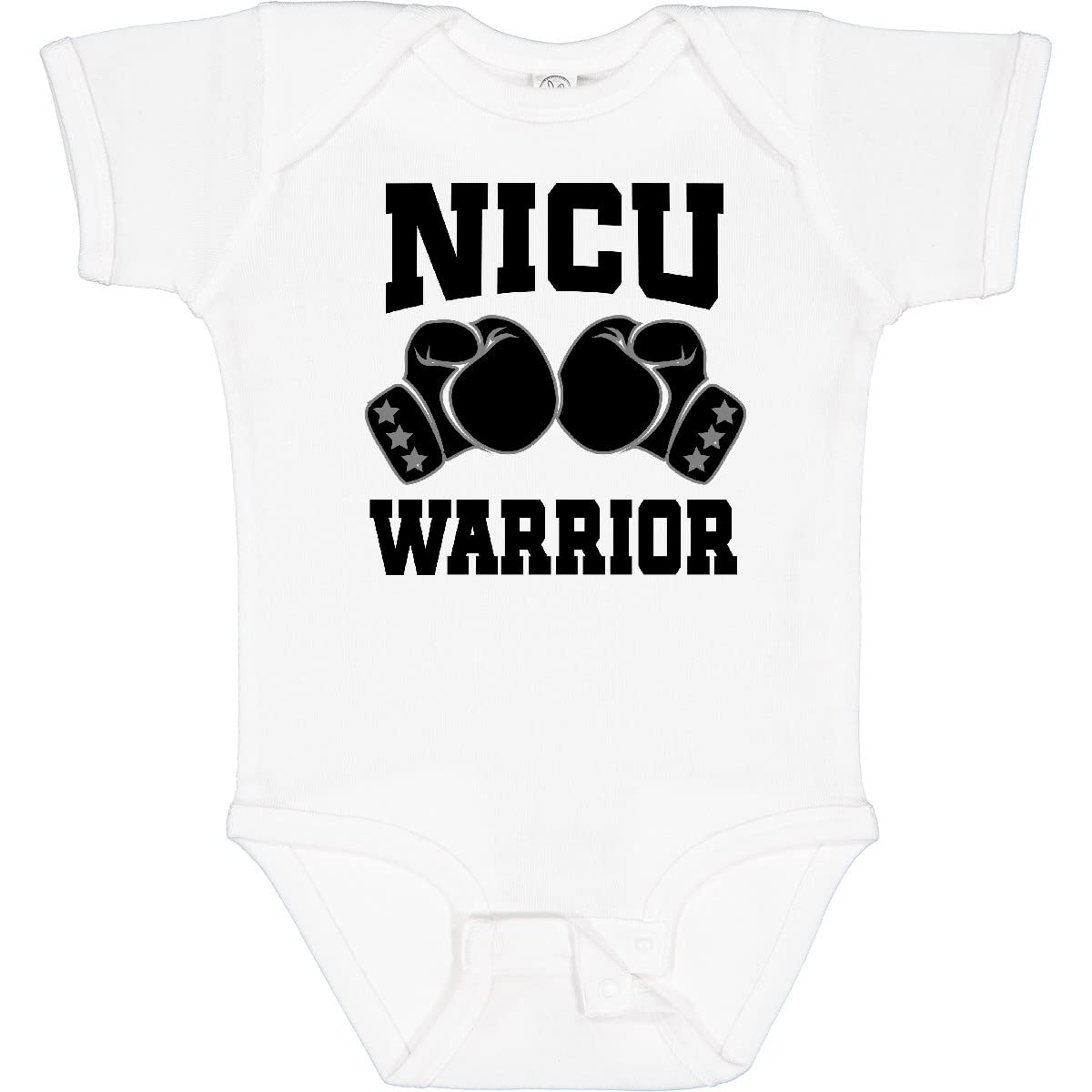 Inktastic NICU Warrior Baby Boy Onesie - Soft Cotton Bodysuit for Newborns & Infants - Perfect for NICU Graduation, Baby Showers & Hospital Photos
