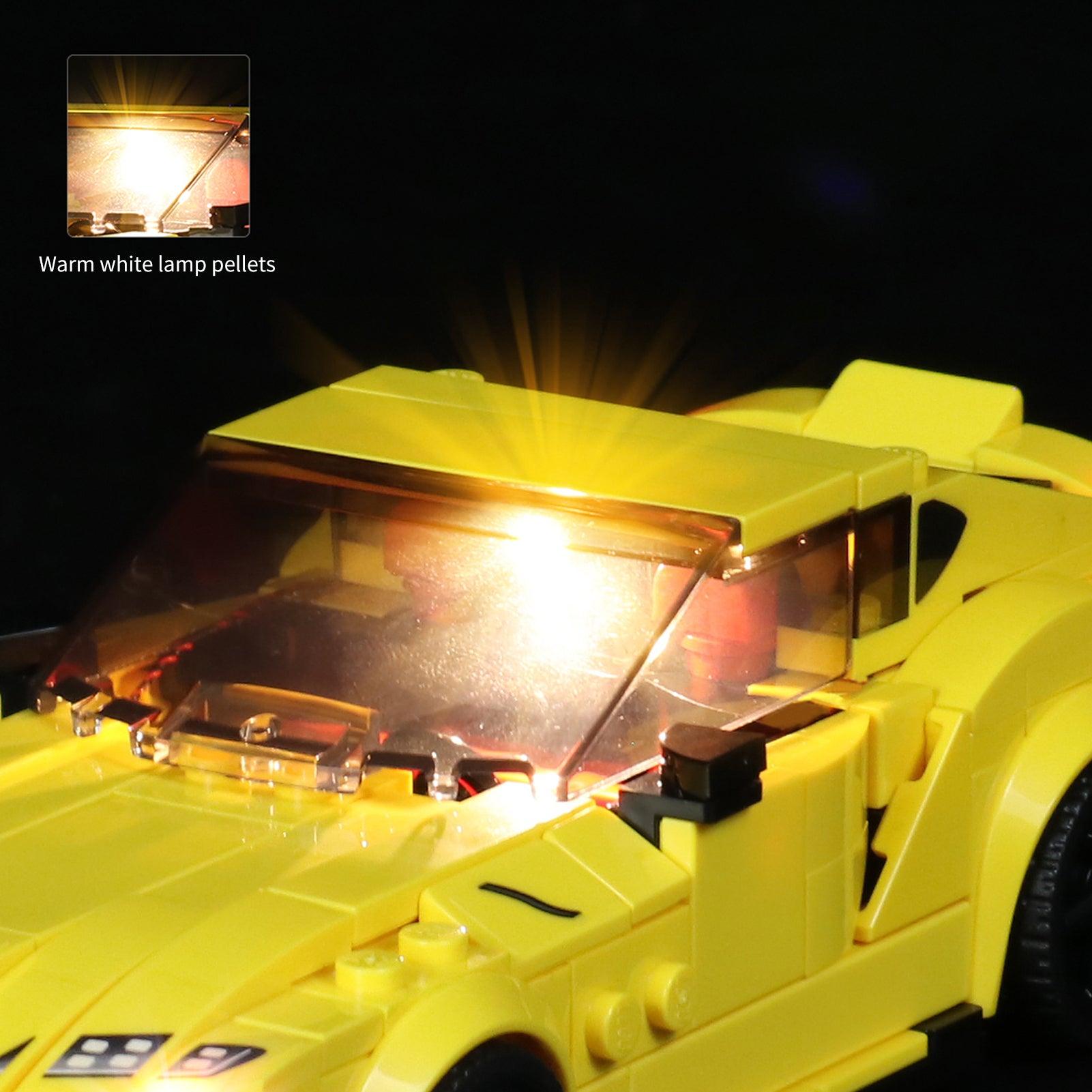 LEGO GR Supra Car Speed Champions 76901 Light Kit - LED Lighting Set for LEGO Models - Perfect for Display & Nighttime Play