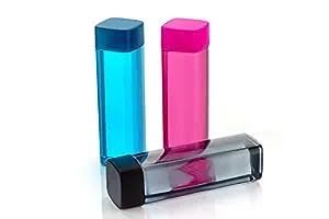 Flossymart 1000ml Leakproof BPA-Free Square Water Bottle for Fridge - Durable Non-Toxic Food Grade Plastic Water Container - Perfect for Office, Gym, Travel & Outdoor Activities