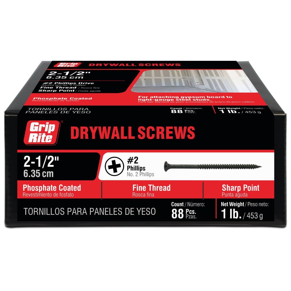 Grip-Rite 212DWS1 #8 X 2-1/2