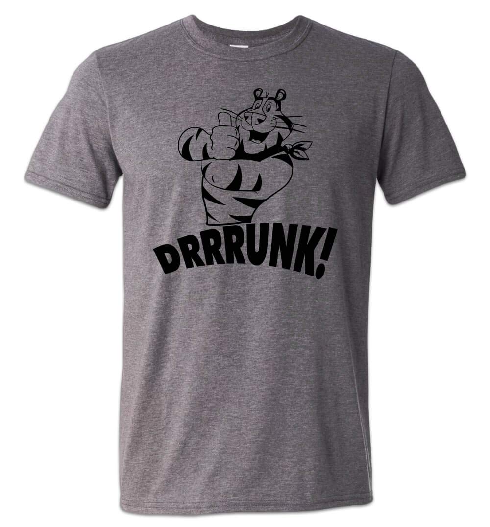 Funny St. Patrick's Day T-Shirt - Drunk The Tiger Design | Perfect for Irish Pub Crawls & St. Paddy's Day Parties