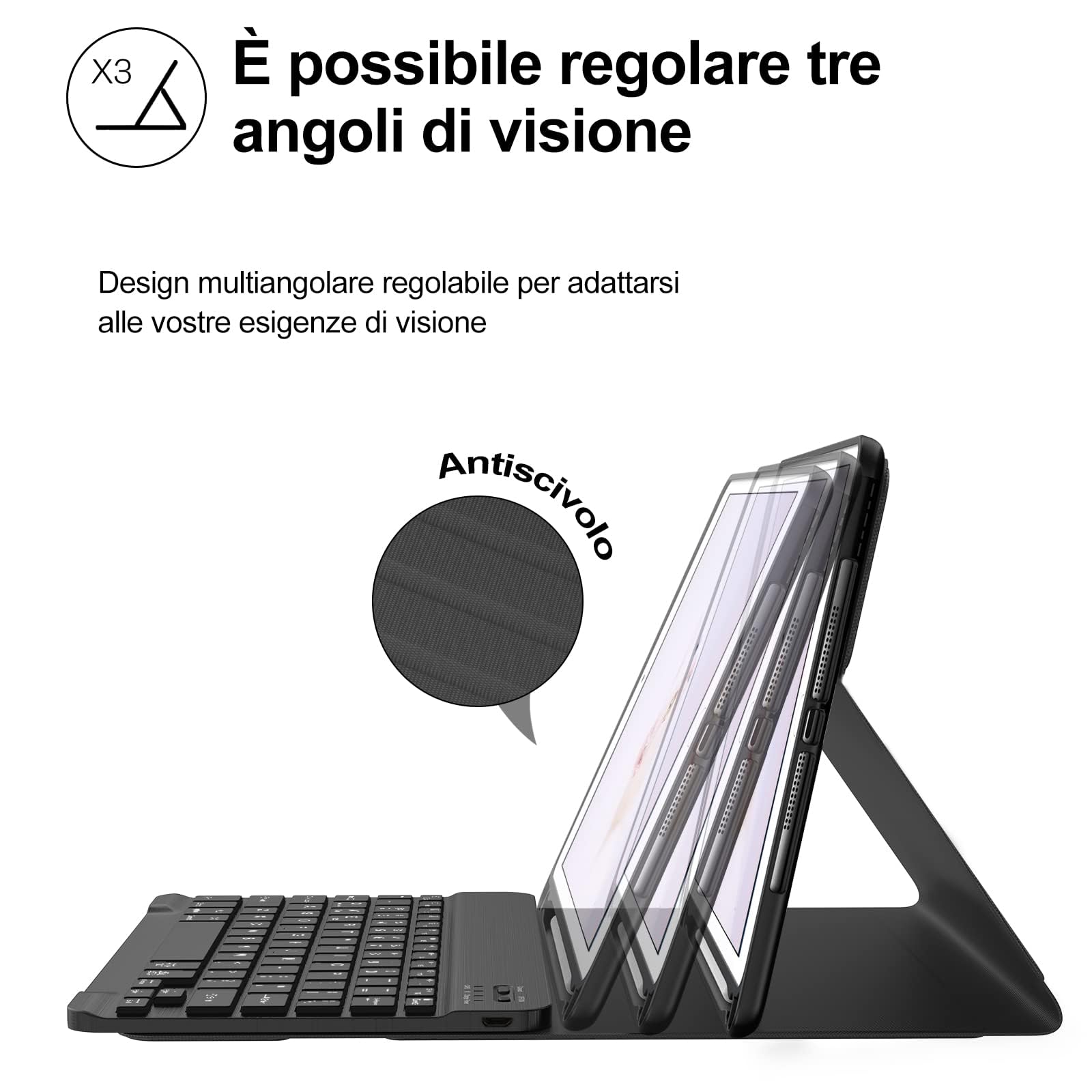 Keyboard Case for iPad 6th Generation 9.7