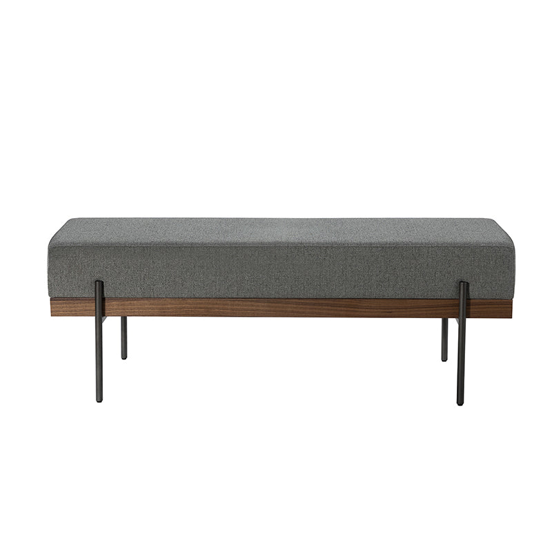 Gabril Bench - Modern Wooden Bench with Cushion, Sturdy & Comfortable Seating for Living Room, Bedroom, Entryway, and Outdoor Use