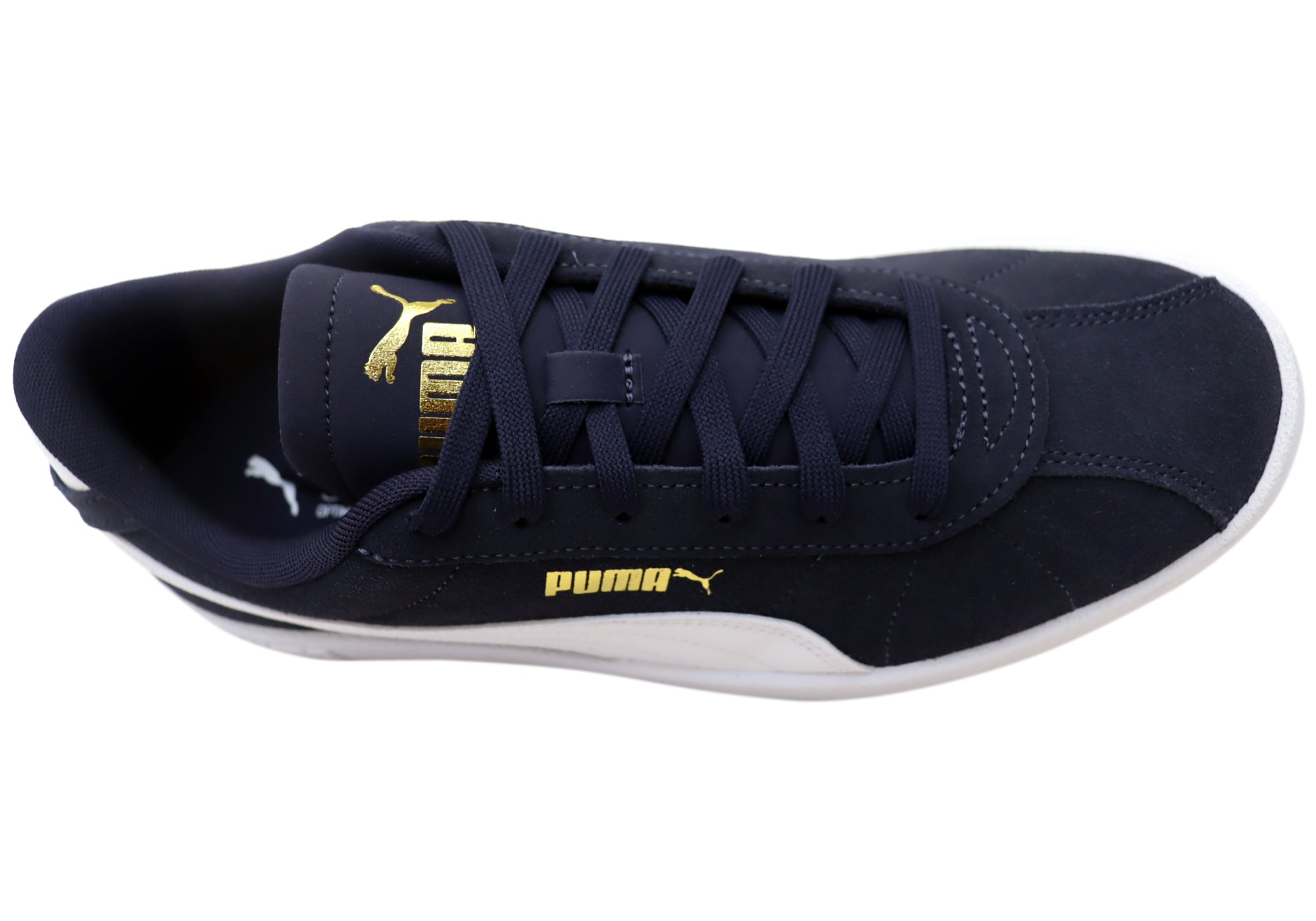 Puma Men's Club II Comfortable Leather Lace-Up Sneakers - Casual Walking Shoes for Men, Breathable & Lightweight - Perfect for Work, Gym & Everyday Wear