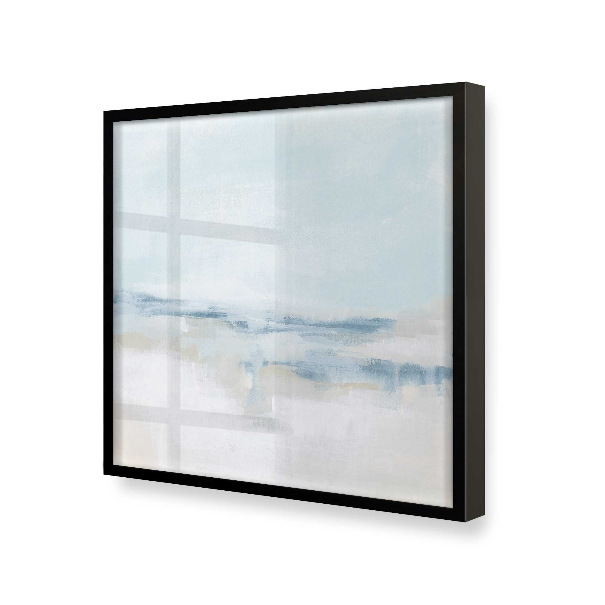 Cloudy Shoreline Hues II Print - Coastal Wall Art Decor for Beach House, Living Room & Office - Perfect for Nautical & Boho Home Decor