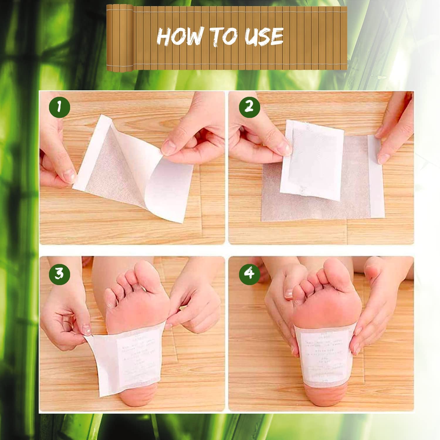 ACHAL 30-Pack Natural Deep Cleansing Detox Foot Patches - Relieve Pain & Stress, Improve Sleep, Circulation & Metabolism - Herbal Foot Pads for Men & Women (3 Packs) - Perfect for Nighttime Use, Travel & Post-Workout Recovery