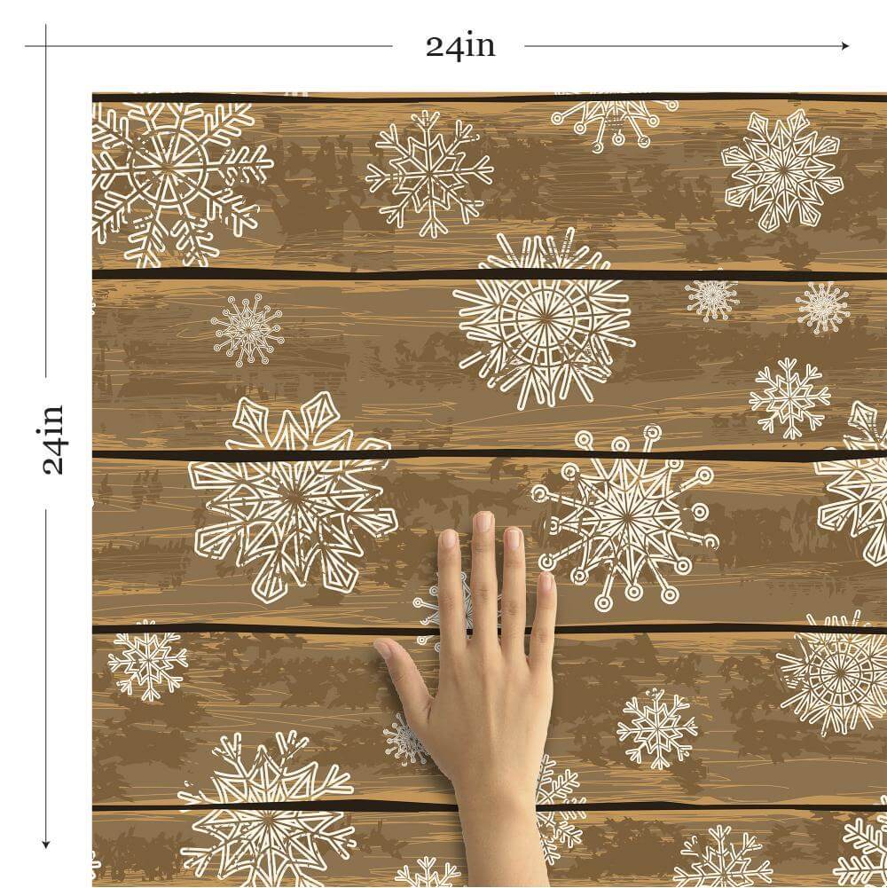 White Faux Themed Peel and Stick Removable Wallpaper 6229 - Self-Adhesive Decorative Wall Covering for Bedroom, Living Room & Office Decor