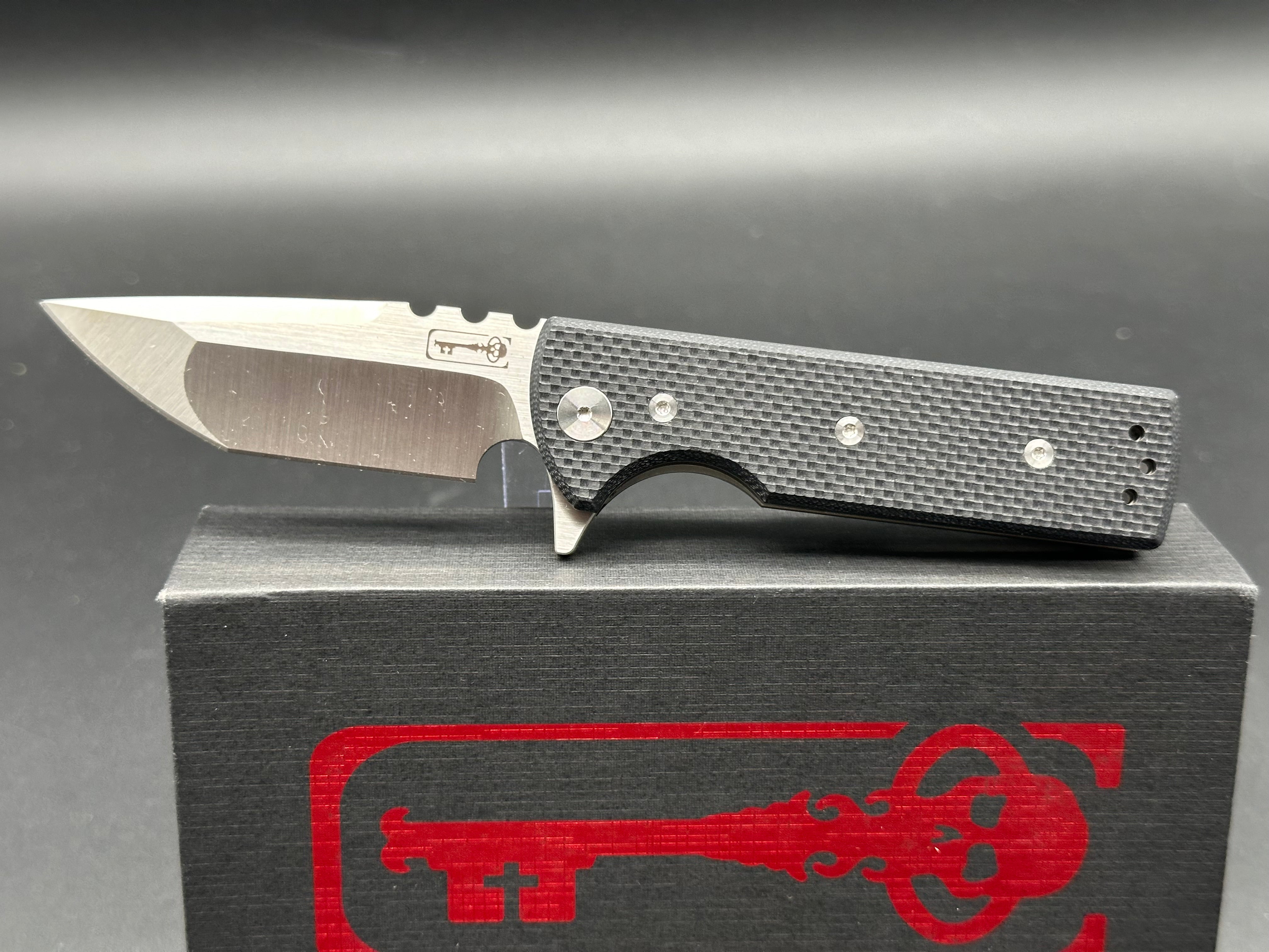 Chaves T.A.K. Liner Lock Folding Knife - Black G10 Handle, 2.75