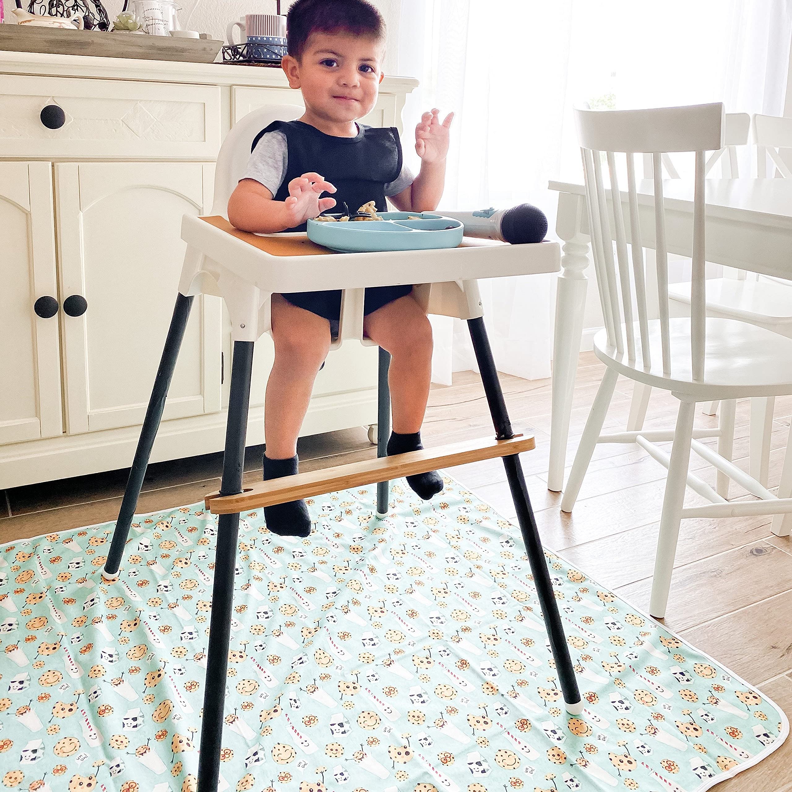 BapronBaby Waterproof Splash Mat for High Chairs - 45