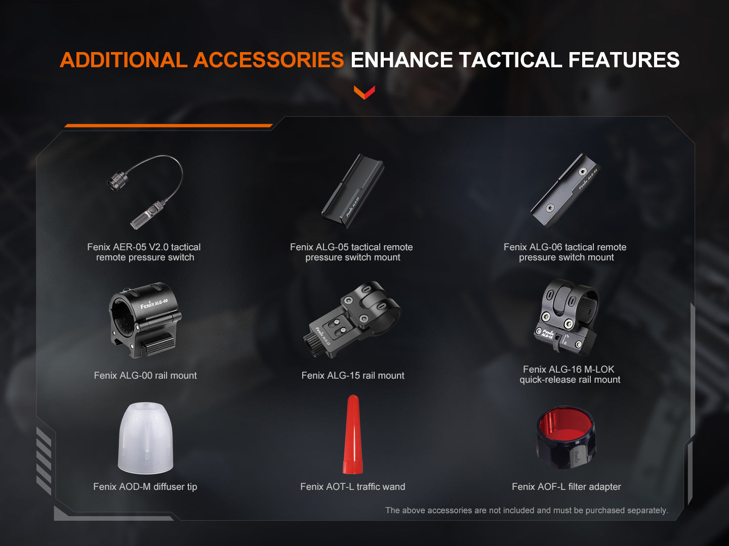 Fenix TK22R Rechargeable Tactical Flashlight - 2000 Lumens, USB-C Charging, IP68 Waterproof for Police, Military & Outdoor Adventures (Camping, Hiking, Emergency)