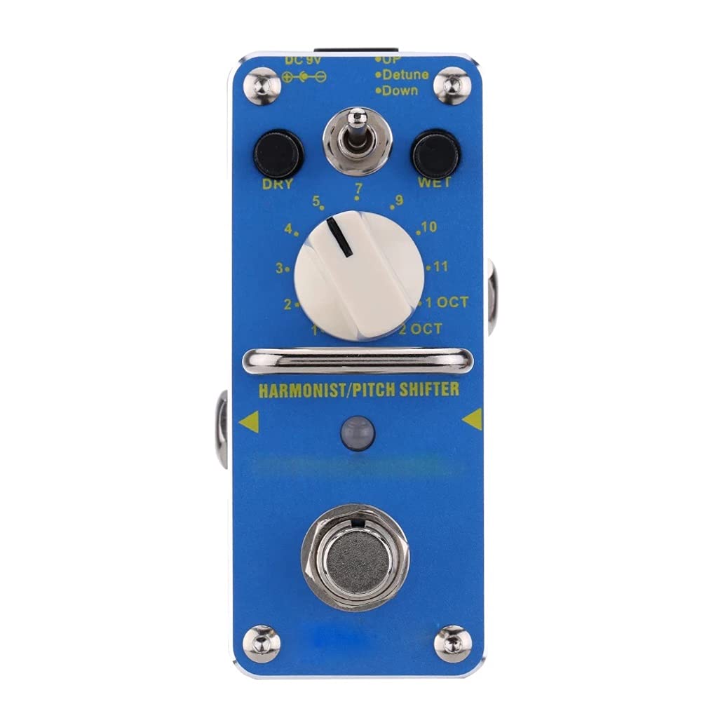 SHYPT AHAR-3 Harmonizer Guitar Pedal - True Bypass Pitch Shifter & Harmonist Effect for Electric Guitar - Perfect for Live Performances & Studio Recording