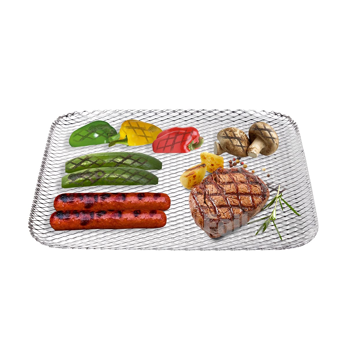 Foilman Grill Toppers - 16 x 12 Inch Disposable BBQ Grill Mats (10 Pack) - Non-Stick & Durable for Hot Dogs, Burgers, Vegetables - Perfect for Backyard BBQs, Camping & Outdoor Cooking