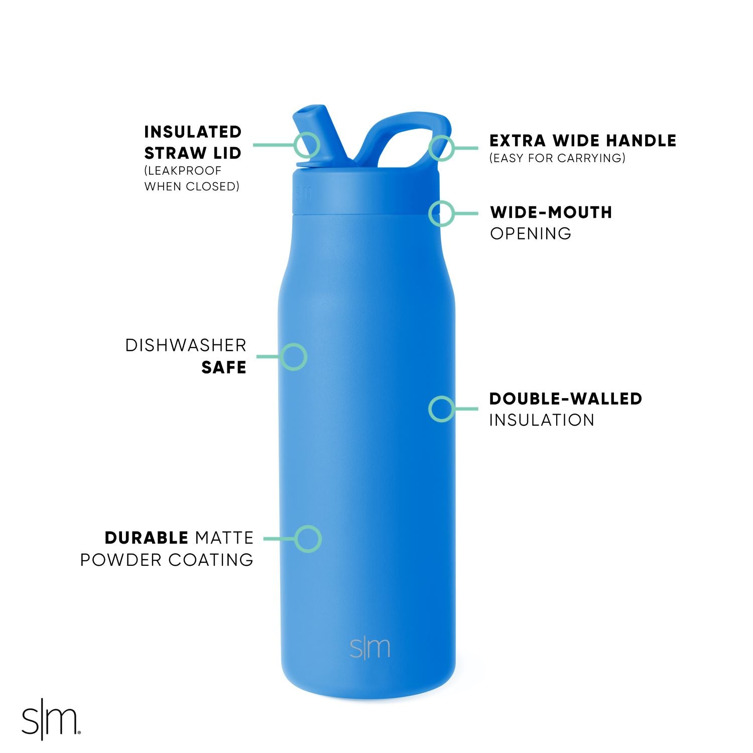 Manual Straw Lid Glass Cup - Reusable & Eco-Friendly Drinking Cup for Coffee, Tea, Juice - Perfect for Home, Office, Travel & Outdoor Activities