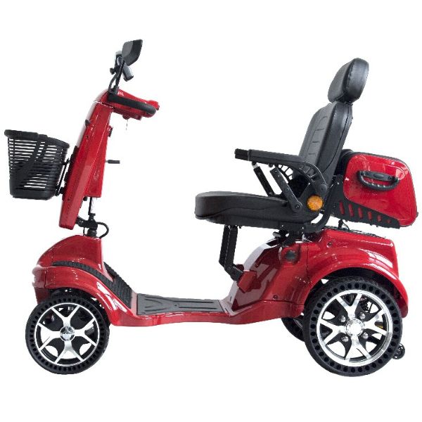 Gladiator 4 Wheel Bariatric Mobility Scooter - Heavy Duty Electric Wheelchair for Adults with 500 lbs Capacity - Ideal for Indoor & Outdoor Use, Travel, Shopping, and Daily Mobility Assistance
